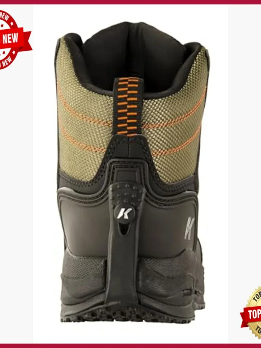 Men's Wading Boots Interchangeable Soles Fishing Boots Synthetic Ankle High
